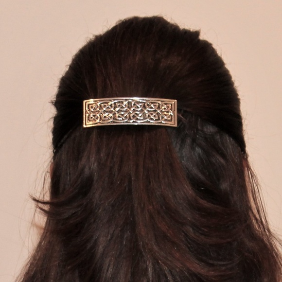 New Celtic Knot Viking Bird Hair Barrette Clip - Picture 7 of 10